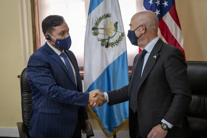 Image: DHS Secretary Alejandro Mayorkas Meets With Guatemala Minister of Government (11)