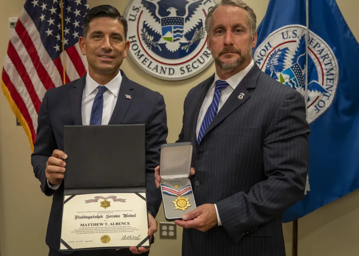 Image: Acting Secretary Wolf Awards Departing ICE Director (3)