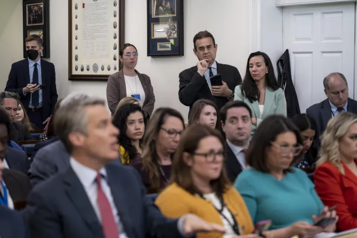 DHS Secretary Alejandro Mayorkas Speaks At A White House Press Briefing ...