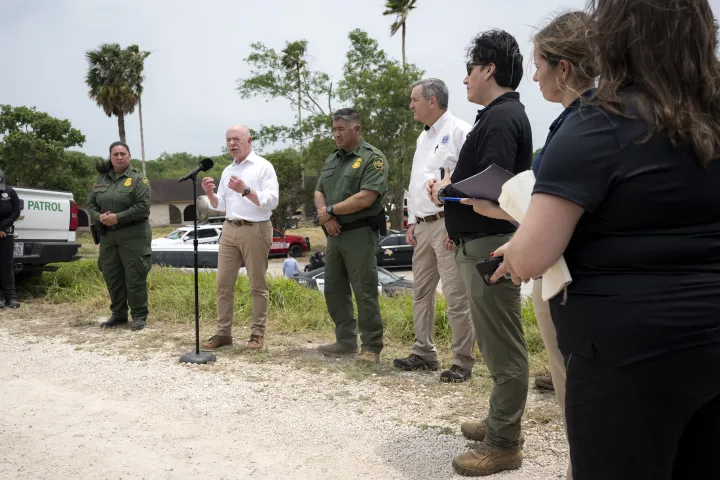 Image: DHS Secretary Alejandro Mayorkas Visits Camp Monument  (169)