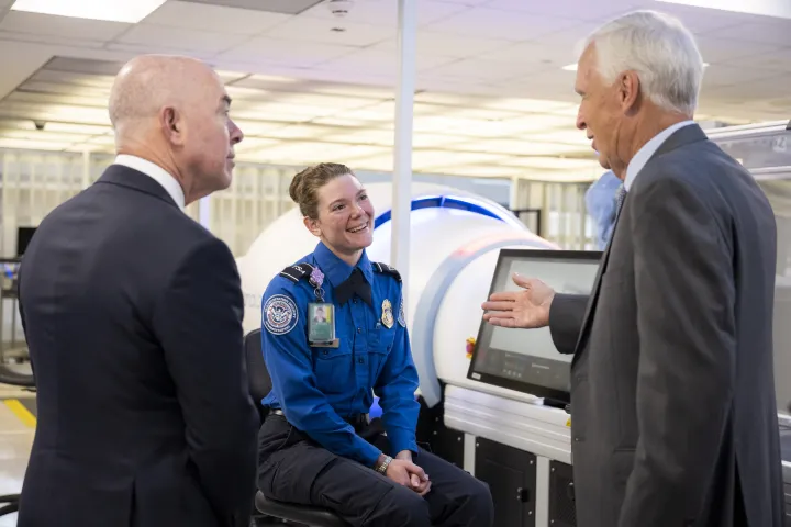 Image: DHS Secretary Alejandro Mayorkas Visits Washington Dulles International Airport (022)