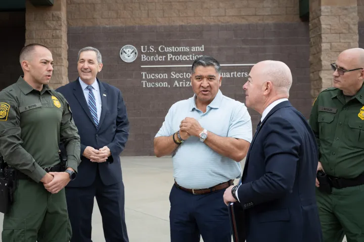 Image: DHS Secretary Alejandro Mayorkas Visits U.S. Border Patrol Tucson Sector Headquarters (001)