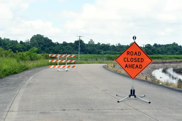 Image: Road Closures due to the Arkansas River Flooding