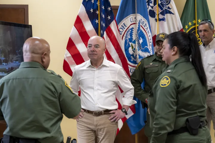 Image: DHS Secretary Alejandro Mayorkas Visits Camp Monument  (125)