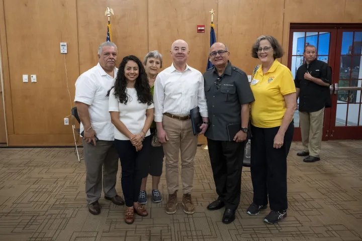 Image: DHS Secretary Alejandro Mayorkas Visits La Plaza at Brownsville Terminal  (104)