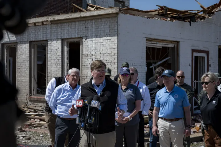 Image: DHS Secretary Alejandro Mayorkas Visits Rolling Fork, Mississippi  (057)