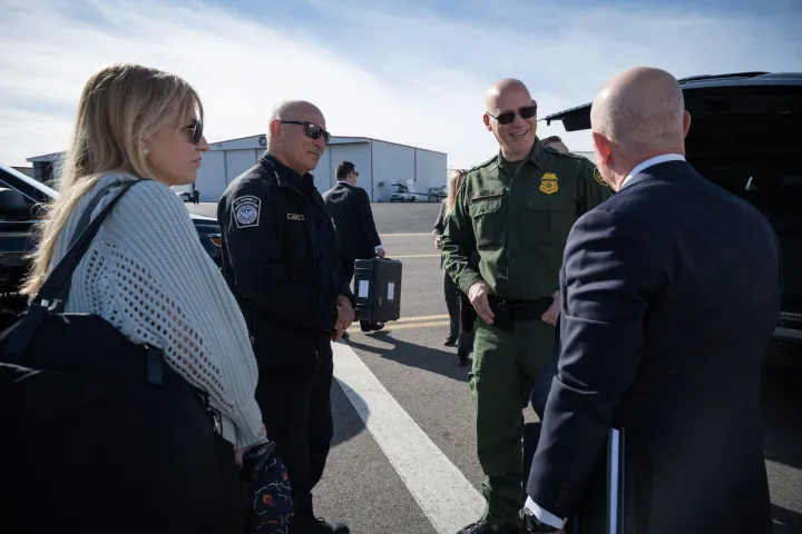 Image: DHS Secretary Alejandro Mayorkas Arrived to Tucson, Arizona (007)