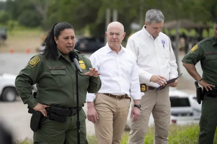 Image: DHS Secretary Alejandro Mayorkas Visits Camp Monument  (152)