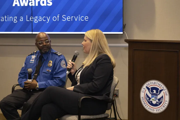 Image: DHS Deputy Secretary John Tien Presents the Secretary’s Award to DHS Employees in ATL  (051)
