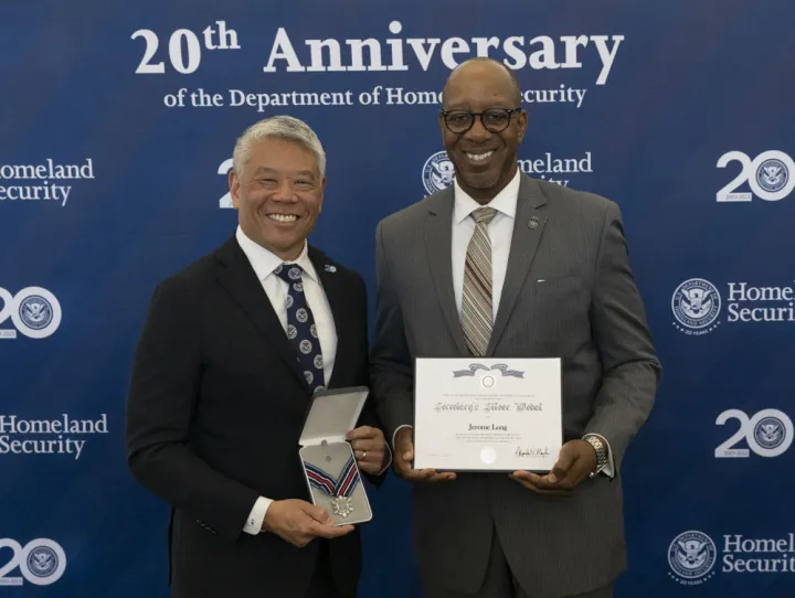 Image: Secretary’s Silver Medal, Jerome Long