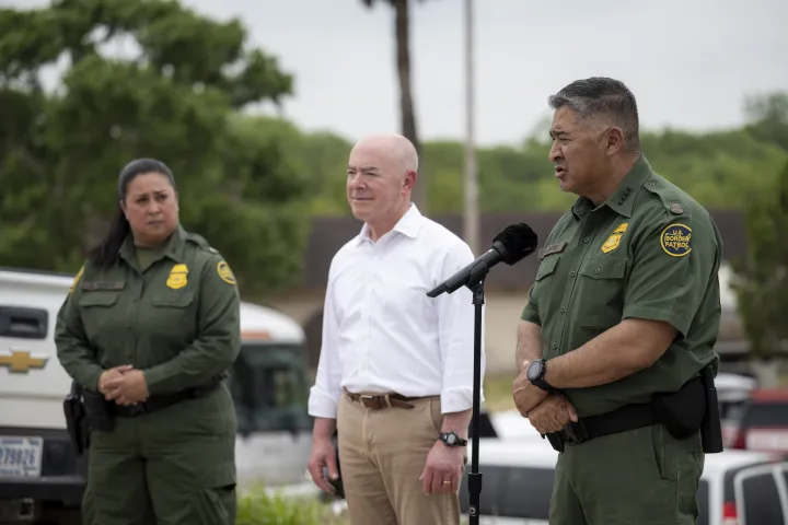 Image: DHS Secretary Alejandro Mayorkas Visits Camp Monument  (167)