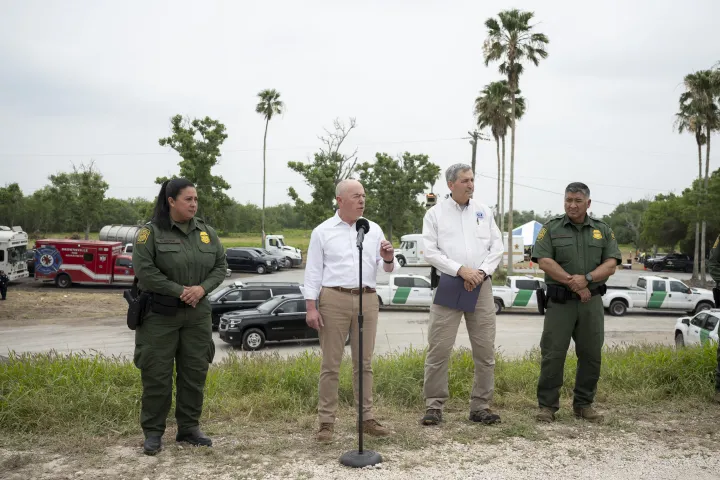 Image: DHS Secretary Alejandro Mayorkas Visits Camp Monument  (155)