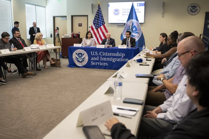 Image: DHS Secretary Alejandro Mayorkas Participates in a Worksite Enforcement Roundtable with Union Leaders  (029)