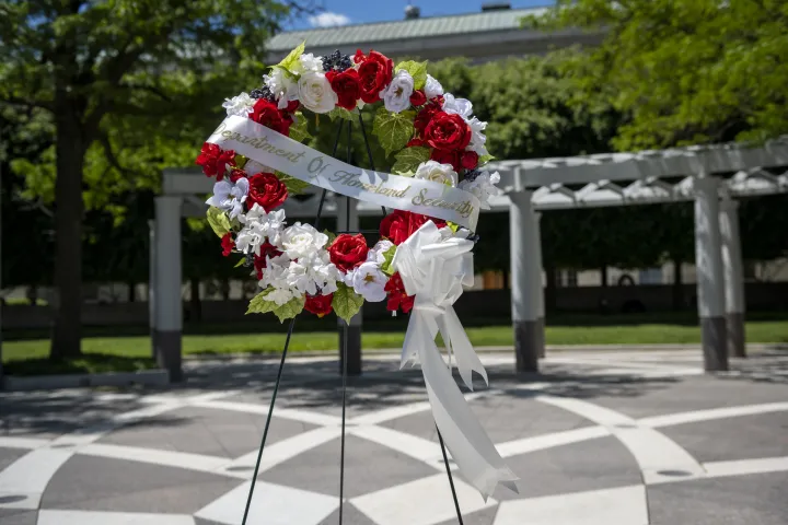 Image: DHS Secretary Alejandro Mayorkas Participates in Wreath Laying at the National Law Enforcement Officer Memorial (06)