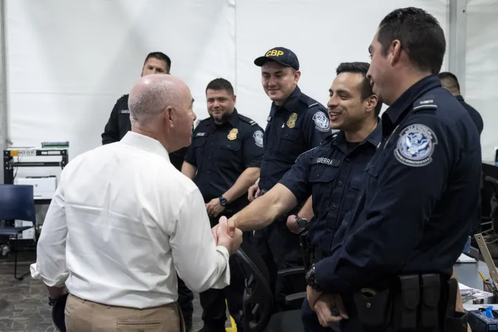 Image: DHS Secretary Alejandro Mayorkas Travels to Brownsville, Texas  (240)