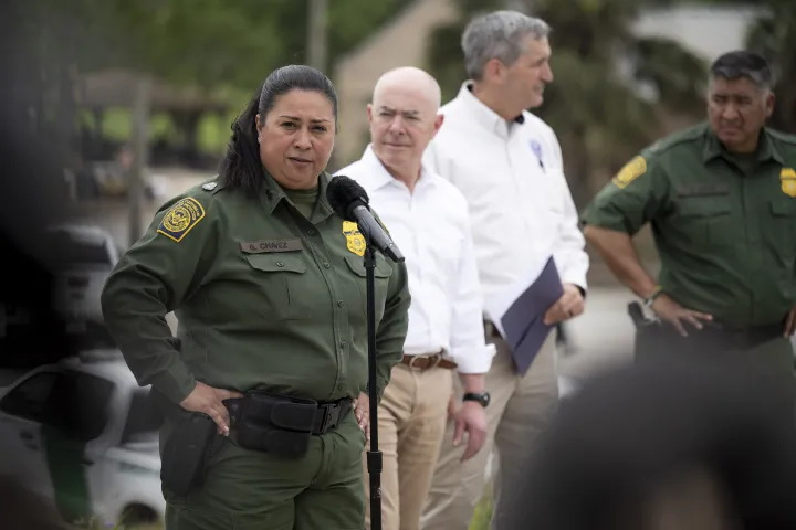 Image: DHS Secretary Alejandro Mayorkas Visits Camp Monument  (150)