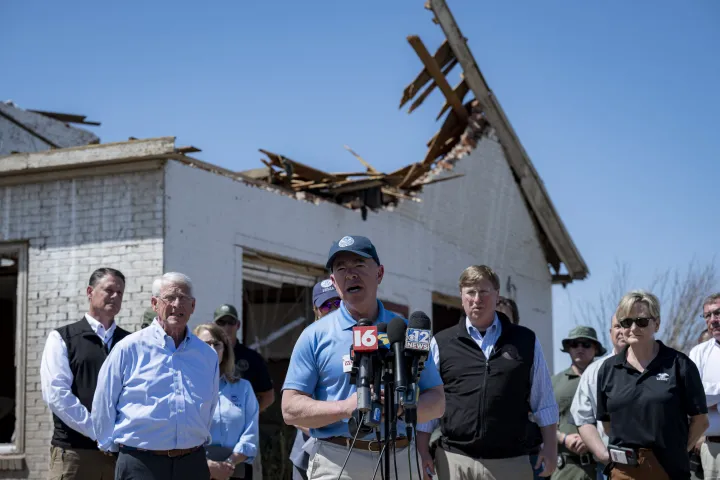 Image: DHS Secretary Alejandro Mayorkas Visits Rolling Fork, Mississippi  (063)