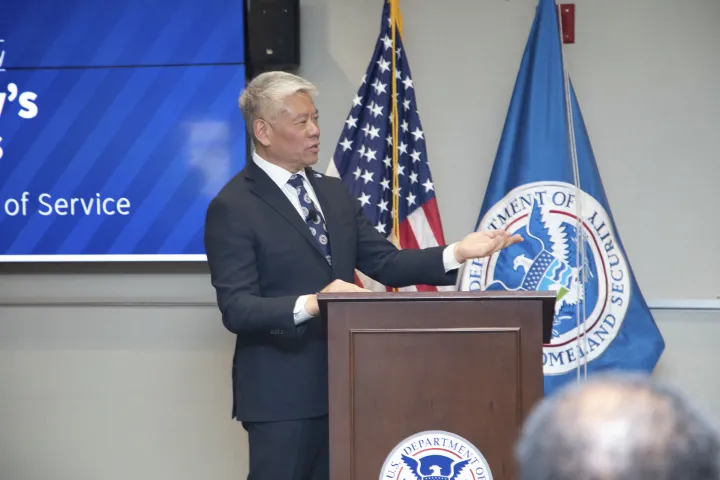 Image: DHS Deputy Secretary John Tien Presents the Secretary’s Award to DHS Employees in ATL  (026)
