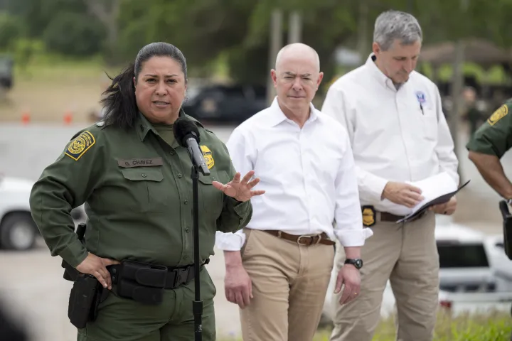 Image: DHS Secretary Alejandro Mayorkas Visits Camp Monument  (153)