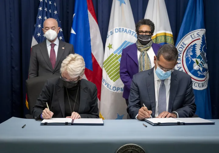 Image: DHS Secretary Alejandro Mayorkas Signs a Memorandum of Understanding (033)