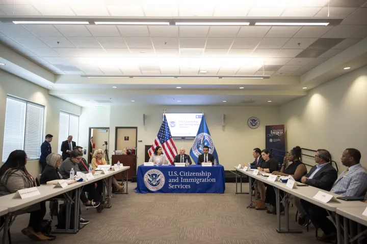 Image: DHS Secretary Alejandro Mayorkas Participates in a Worksite Enforcement Roundtable with Union Leaders  (027)
