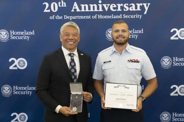 Image: Secretary’s Silver Medal, Raphael Rispoli