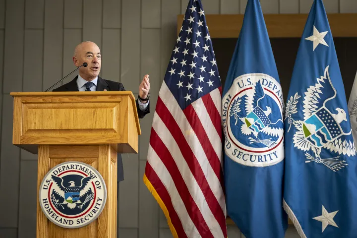 Image: DHS Secretary Alejandro Mayorkas Conducts Swearing-In Ceremony for John Tien (05)