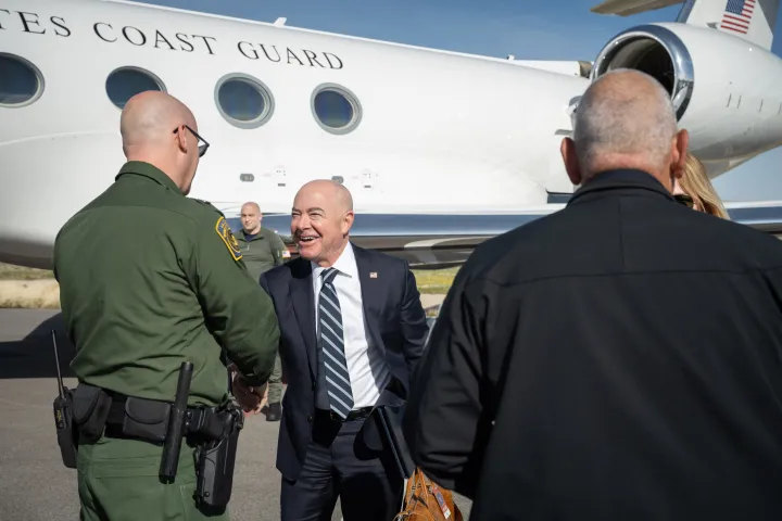 Image: DHS Secretary Alejandro Mayorkas Arrived to Tucson, Arizona (018)