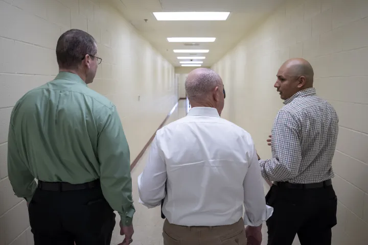 Image: DHS Secretary Alejandro Mayorkas Visits the Port Isabel Detention Center (064)