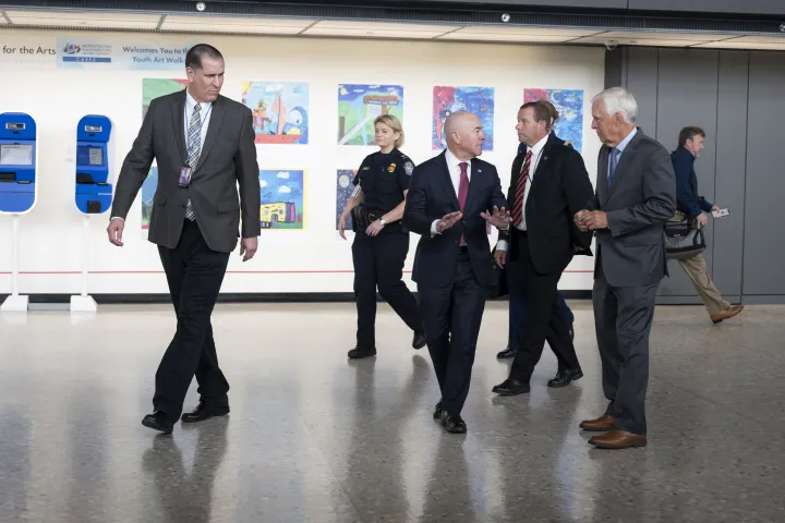 Image: DHS Secretary Alejandro Mayorkas Visits Washington Dulles International Airport (004)