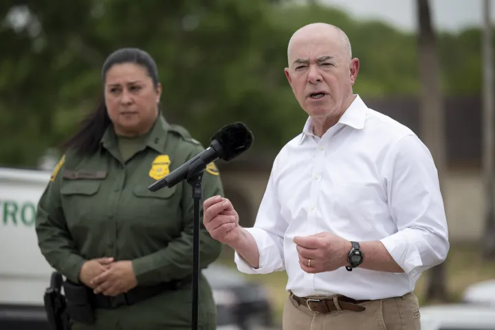 Image: DHS Secretary Alejandro Mayorkas Visits Camp Monument  (164)