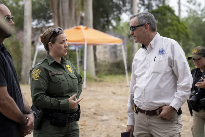 Image: DHS Secretary Alejandro Mayorkas Visits Camp Monument  (138)