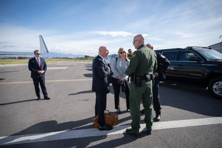 Image: DHS Secretary Alejandro Mayorkas Arrived to Tucson, Arizona (017)