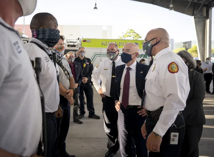 Image: DHS Secretary Alejandro Mayorkas Visit Miami-Dade Fire Rescue Department (9)