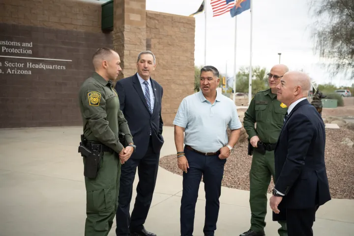 Image: DHS Secretary Alejandro Mayorkas Visits U.S. Border Patrol Tucson Sector Headquarters (006)