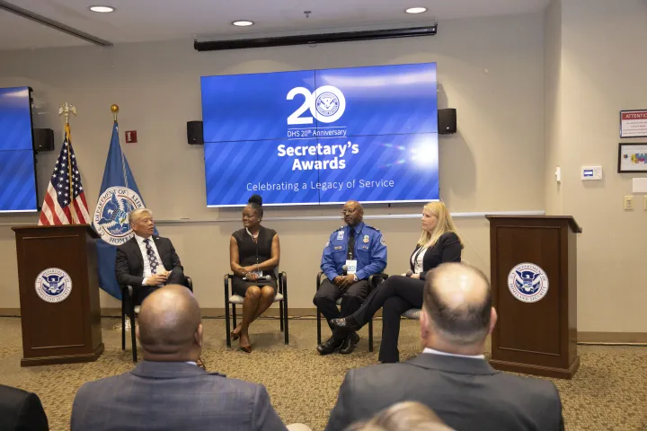 Image: DHS Deputy Secretary John Tien Presents the Secretary’s Award to DHS Employees in ATL  (047)