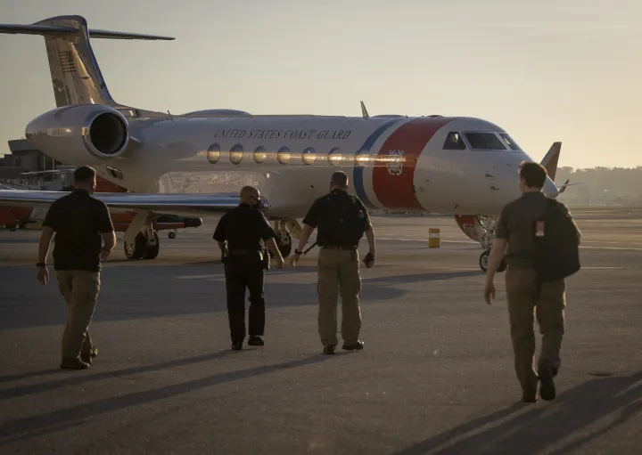 Image: DHS Secretary Alejandro Mayorkas Departs DCA (2)