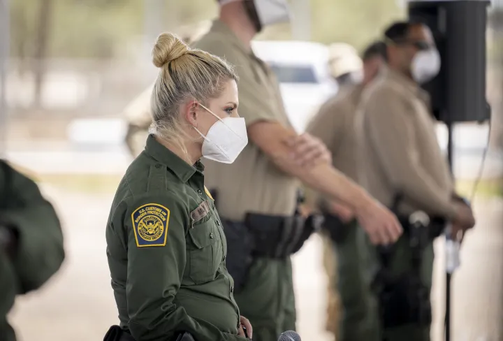 Image: DHS Secretary Alejandro Mayorkas Addresses Border Patrol Personnel (14)