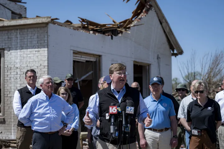 Image: DHS Secretary Alejandro Mayorkas Visits Rolling Fork, Mississippi  (059)