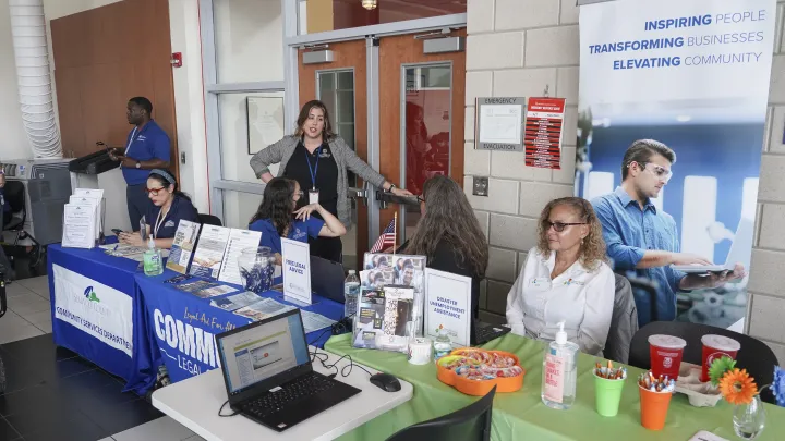 Image: FEMA Disaster Recovery Center at the Seminole State College in Sanford (5)