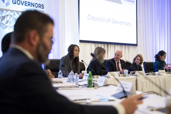 Image: DHS Secretary Alejandro Mayorkas Gives Remarks for Council of Governors (031)