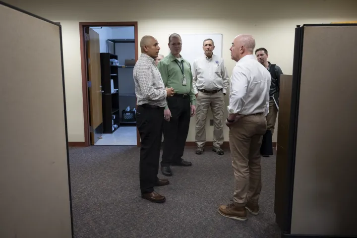 Image: DHS Secretary Alejandro Mayorkas Visits the Port Isabel Detention Center (063)