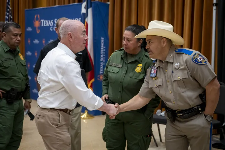 Image: DHS Secretary Alejandro Mayorkas Participates in a Law Enforcement Roundtable  (223)