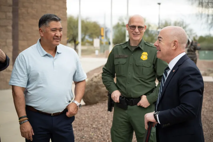 Image: DHS Secretary Alejandro Mayorkas Visits U.S. Border Patrol Tucson Sector Headquarters (005)