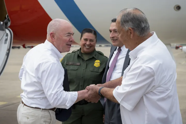 Image: DHS Secretary Alejandro Mayorkas Travels to McAllen, Texas  (005)