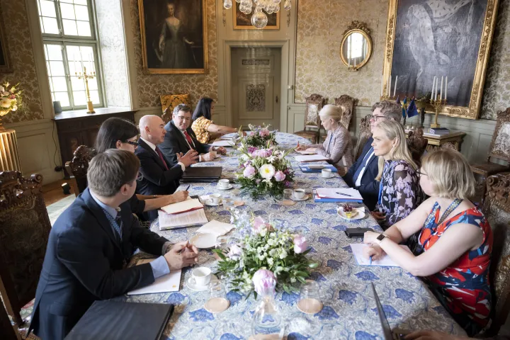 Image: DHS Secretary Alejandro Mayorkas Participates in a Bilateral Meeting with the Swedish Minister of Justice (016)