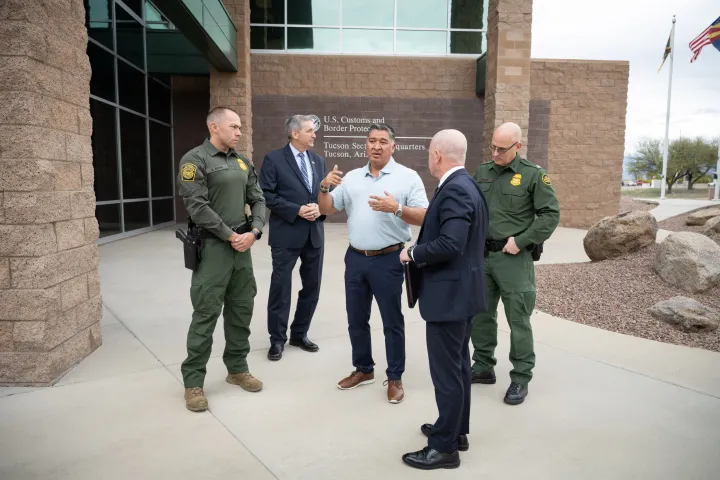 Image: DHS Secretary Alejandro Mayorkas Visits U.S. Border Patrol Tucson Sector Headquarters (002)