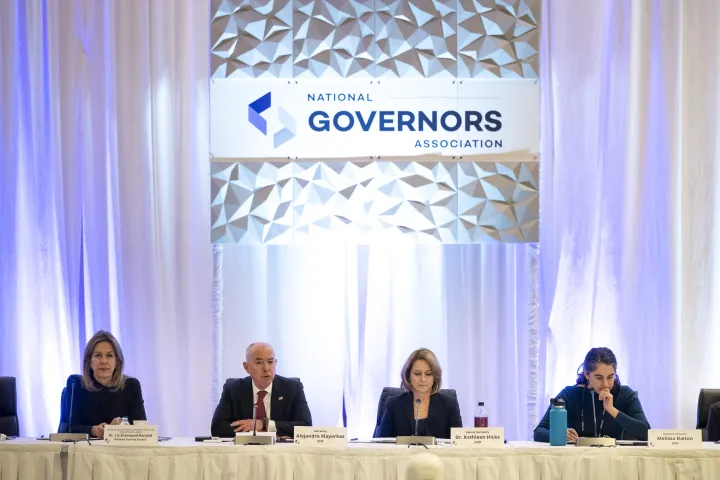 Image: DHS Secretary Alejandro Mayorkas Gives Remarks for Council of Governors (025)