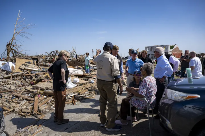 Image: DHS Secretary Alejandro Mayorkas Visits Rolling Fork, Mississippi  (031)