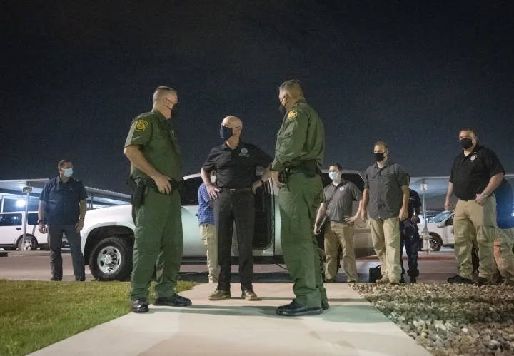 Image: DHS Secretary Alejandro Mayorkas Attends Border Patrol Muster (1)